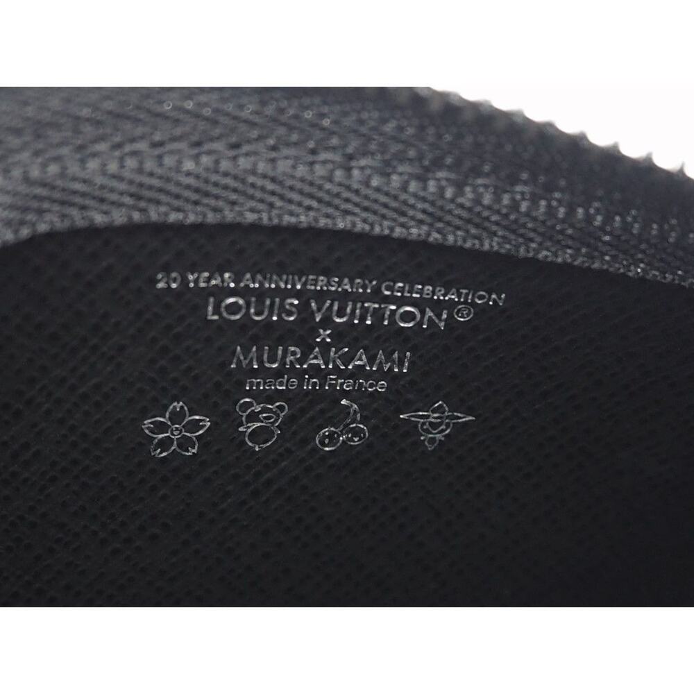 Louis Vuitton Murakami Key Pouch LV X TM Multicolor Black Cles Keychain 2025 - Picture 6 of 10